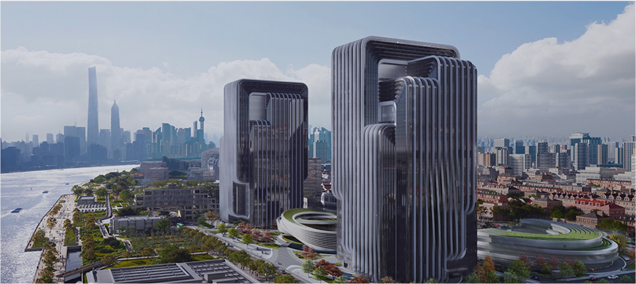 中建八局中国节能·上海首座项目喷涂