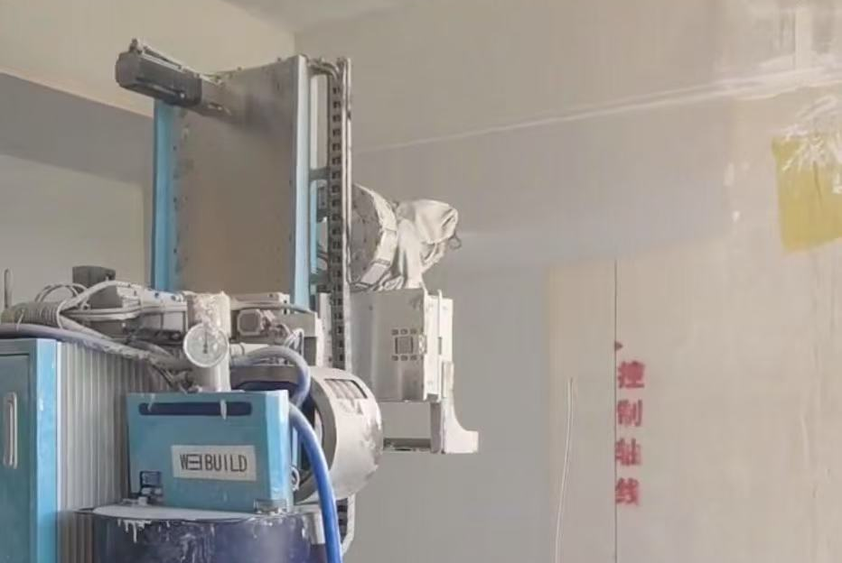 中建八局上海周浦住宅楼项目喷涂