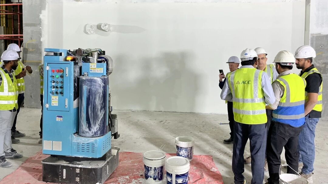 CA88科技与中东巨头ACC达成建筑机器人施工合作，迪拜项目样板完成验收(图2)